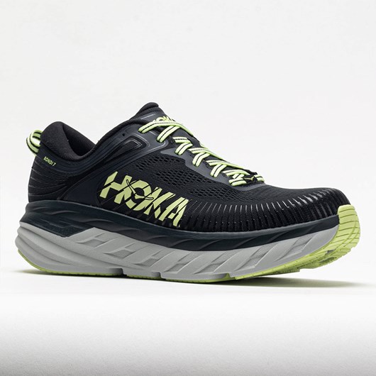 Orthofeet HOKA Bondi 7 Men's Running Shoes Blue Graphite / Butterfly | PJ6354201