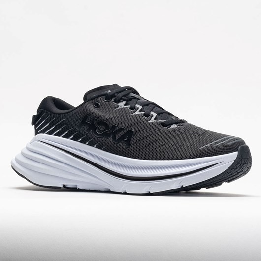 Orthofeet HOKA Bondi X Men's Running Shoes Black / White | TL1986723