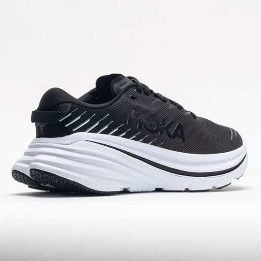 Orthofeet HOKA Bondi X Men's Running Shoes Black / White | TL1986723