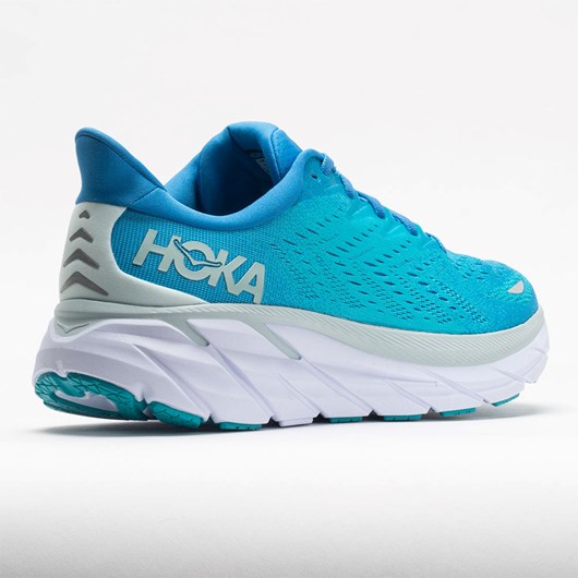 Orthofeet HOKA Clifton 8 Men's Running Shoes Ibiza Blue / Scuba Blue | TO1895724