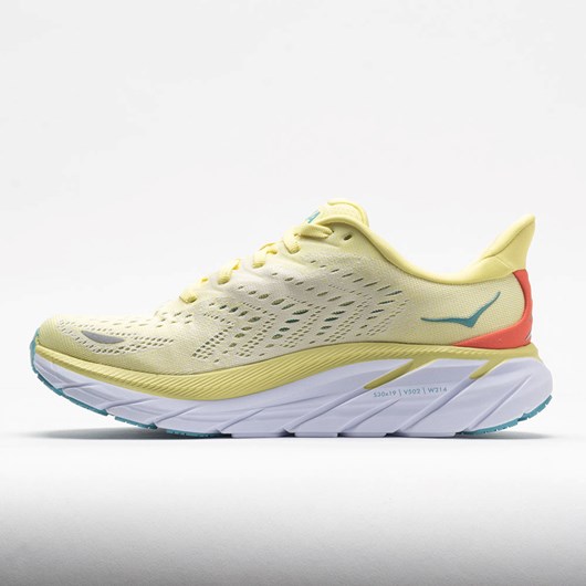 Orthofeet HOKA Clifton 8 Women's Running Shoes Yellow Pear / Sweet Corn | EK8275694