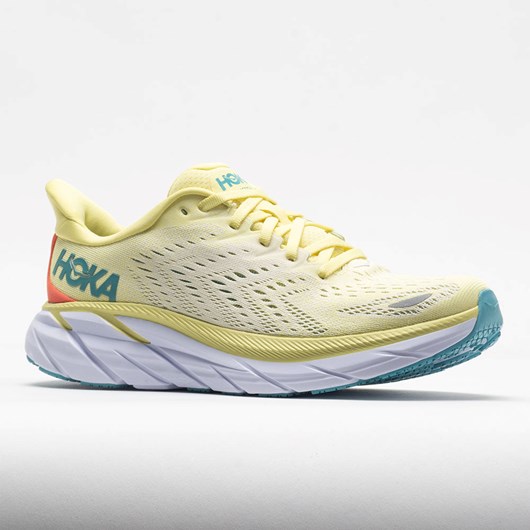 Orthofeet HOKA Clifton 8 Women's Running Shoes Yellow Pear / Sweet Corn | EK8275694