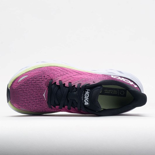 Orthofeet HOKA Clifton 8 Women's Running Shoes Blue Graphite / Ibis Rose | XT7531940