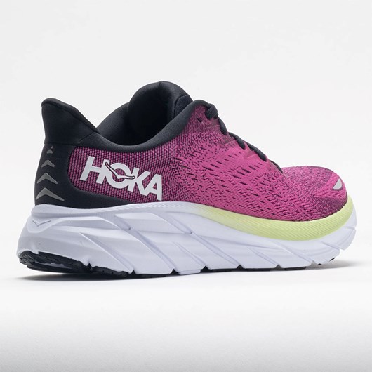 Orthofeet HOKA Clifton 8 Women's Running Shoes Blue Graphite / Ibis Rose | XT7531940