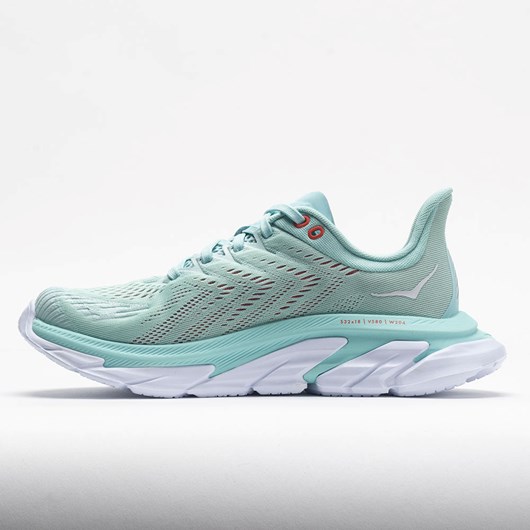 Orthofeet HOKA Clifton Edge Women's Running Shoes Eggshell Blue / White | SG8035169