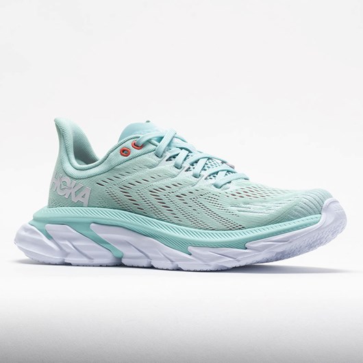 Orthofeet HOKA Clifton Edge Women's Running Shoes Eggshell Blue / White | SG8035169