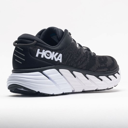 Orthofeet HOKA Gaviota 4 Women's Running Shoes Black / White | GF1297358