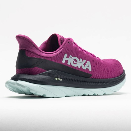 Orthofeet HOKA Mach 4 Women's Running Shoes Festival Fuchsia / Black | OR5261497