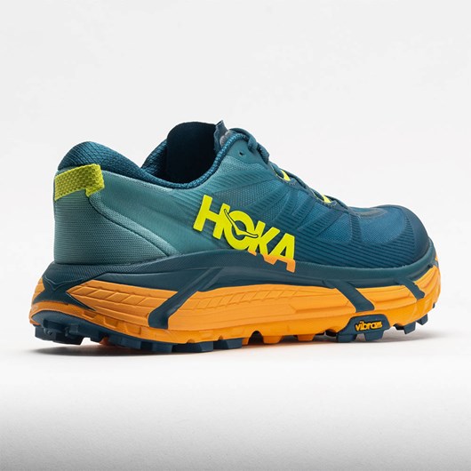 Orthofeet HOKA Mafate Speed 3 Men's Trail Running Shoes Coastal Shade / Radiant Yellow | OL6594207