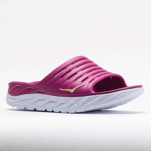 Orthofeet HOKA Recovery Slide Women's Slide Sandals Festival Fuchsia / Butterfly | PD1675290