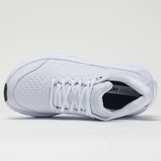 Orthofeet Hoka One One Bondi SR Men's Walking Shoes White | RH0148236