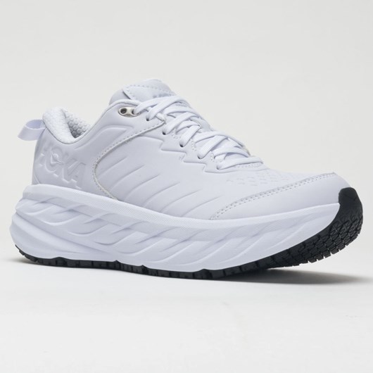 Orthofeet Hoka One One Bondi SR Men's Walking Shoes White | RH0148236