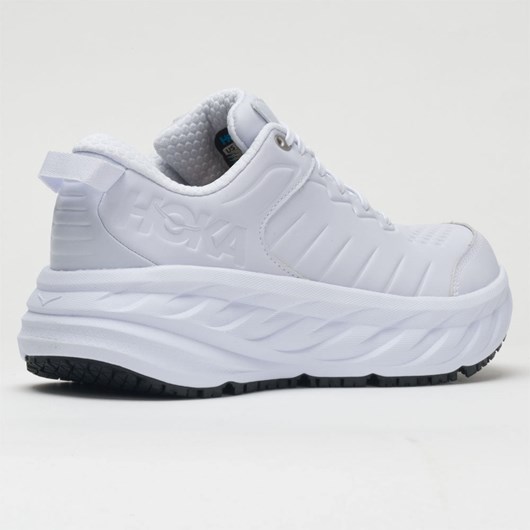 Orthofeet Hoka One One Bondi SR Men's Walking Shoes White | RH0148236