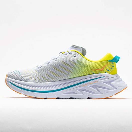 Orthofeet Hoka One One Bondi X Men's Running Shoes White / Evening Primrose | QN2096537