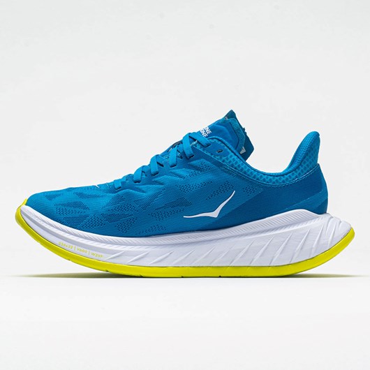 Orthofeet Hoka One One Carbon X 2 Men's Running Shoes Diva Blue / Citrus | WP9681470