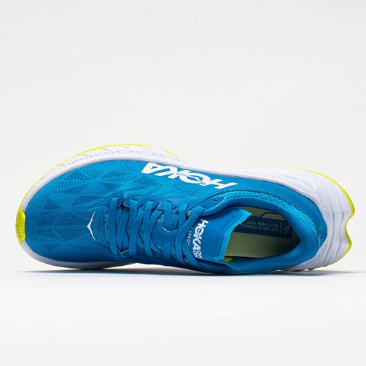 Orthofeet Hoka One One Carbon X 2 Men's Running Shoes Diva Blue / Citrus | WP9681470