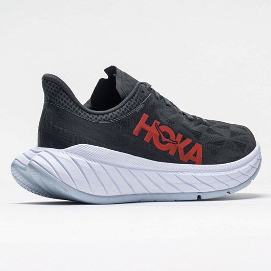 Orthofeet Hoka One One Carbon X 2 Men's Running Shoes Dark Shadow / Fiesta | YJ9502618