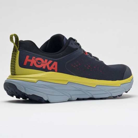 Orthofeet Hoka One One Challenger ATR 6 Men's Trail Running Shoes Ombre Blue / Green Sheen | OV2674159