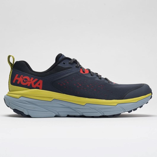 Orthofeet Hoka One One Challenger ATR 6 Men\'s Trail Running Shoes Ombre Blue / Green Sheen | OV2674159