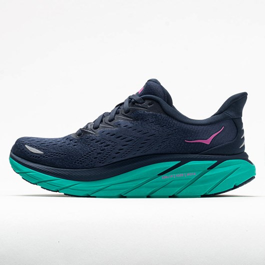 Orthofeet Hoka One One Clifton 8 Women's Running Shoes Outer Space / Atlantis | BV8530764