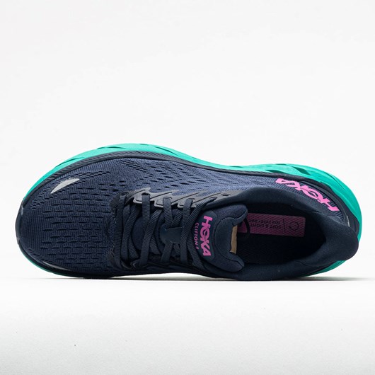 Orthofeet Hoka One One Clifton 8 Women's Running Shoes Outer Space / Atlantis | BV8530764