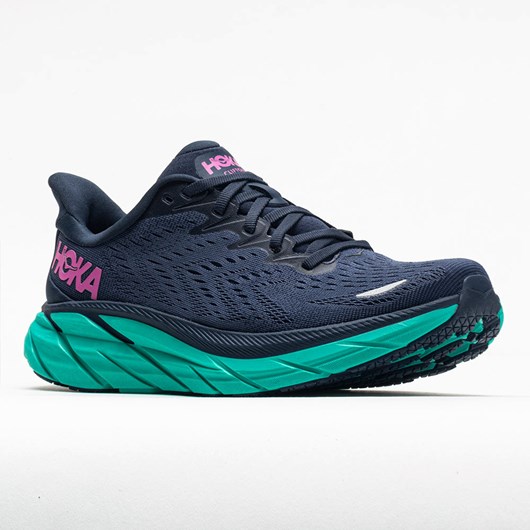 Orthofeet Hoka One One Clifton 8 Women's Running Shoes Outer Space / Atlantis | BV8530764