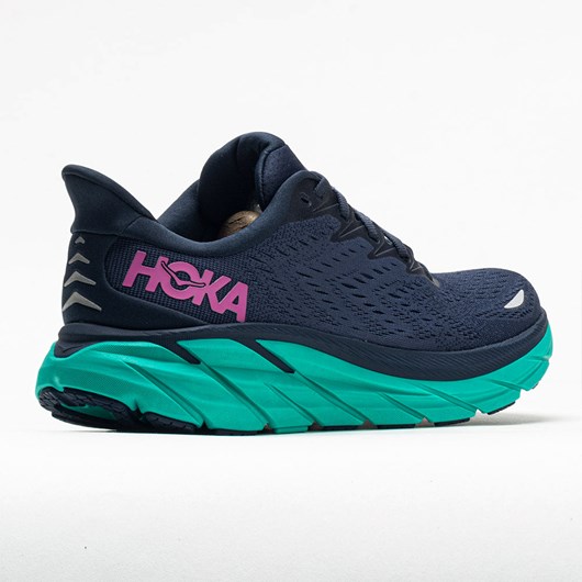 Orthofeet Hoka One One Clifton 8 Women's Running Shoes Outer Space / Atlantis | BV8530764