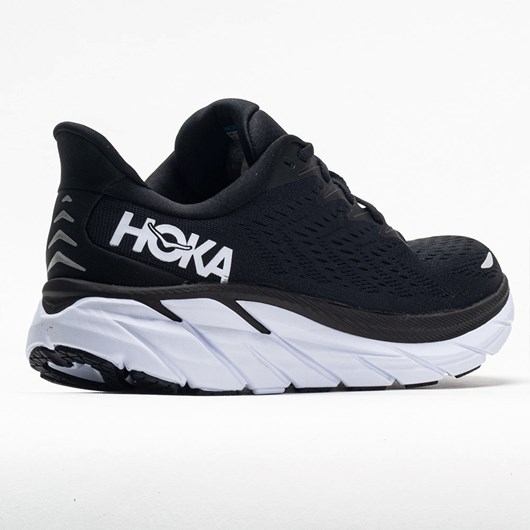 Orthofeet Hoka One One Clifton 8 Women's Running Shoes Black / White | EP2174609