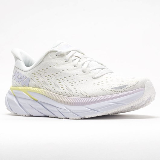 Orthofeet Hoka One One Clifton 8 Women's Running Shoes Blanc de Blanc / Bright White | UG6405328