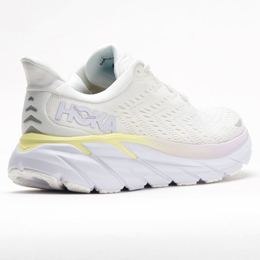 Orthofeet Hoka One One Clifton 8 Women's Running Shoes Blanc de Blanc / Bright White | UG6405328