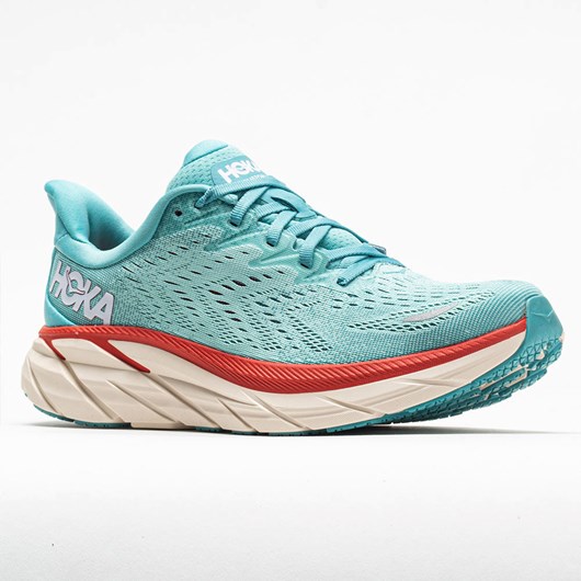 Orthofeet Hoka One One Clifton 8 Women's Running Shoes Aquarelle / Eggshell Blue | UX8294310