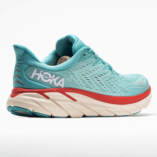 Orthofeet Hoka One One Clifton 8 Women's Running Shoes Aquarelle / Eggshell Blue | UX8294310