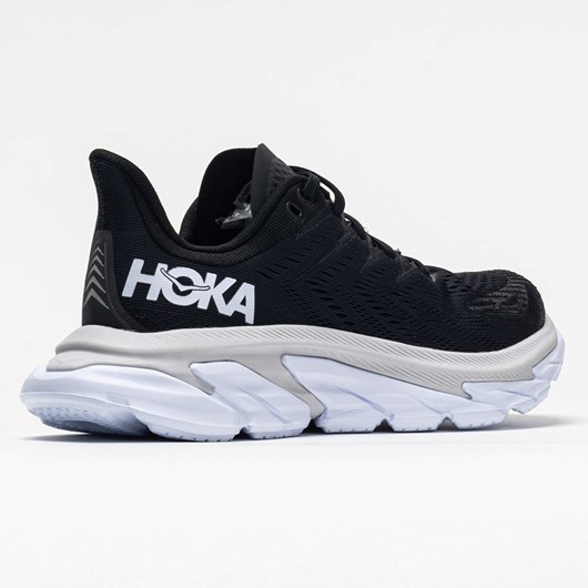 Orthofeet Hoka One One Clifton Edge Women's Running Shoes Black / White | SD0542361