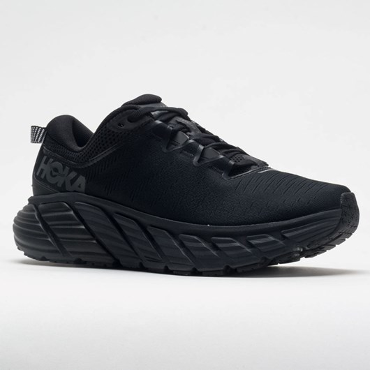 Orthofeet Hoka One One Gaviota 3 Men's Running Shoes Black / Black | ME4795862