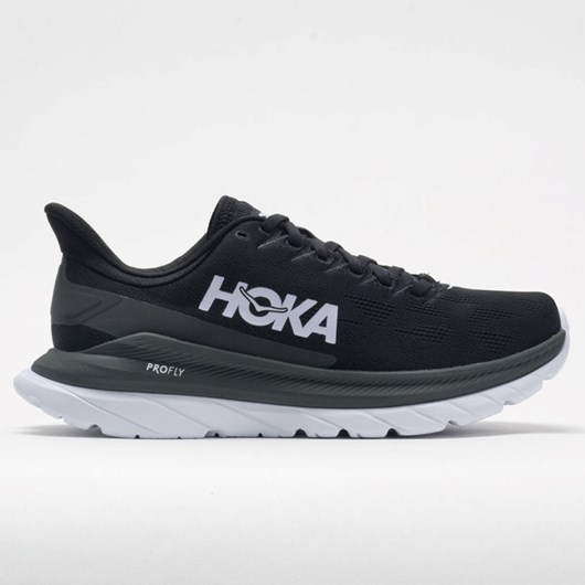 Orthofeet Hoka One One Mach 4 Men\'s Running Shoes Black / Dark Shadow | LX0936148