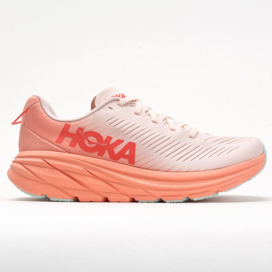 Orthofeet Hoka One One Rincon 3 Women\'s Running Shoes Silver Peony / Cantaloupe | NH8159702