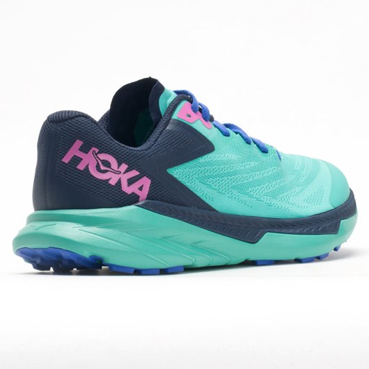 Orthofeet Hoka One One Zinal Women's Trail Running Shoes Atlantis / Outer Space | TN6849052