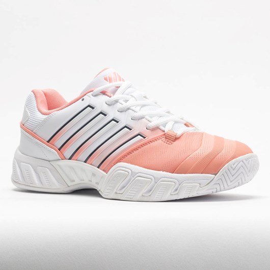 Orthofeet K-Swiss Bigshot Light 4 Women's Tennis Shoes Peach Amber / White / Asphalt | EP3072468