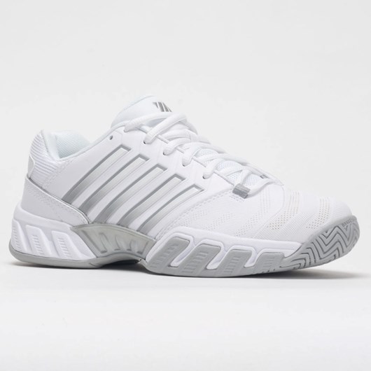 Orthofeet K-Swiss Bigshot Light 4 Women's Tennis Shoes White / High-Rise / Silver | GV0276413