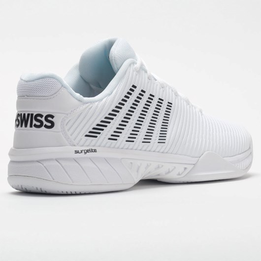 Orthofeet K-Swiss Hypercourt Express 2 Men's Tennis Shoes White / Black | RA6739120