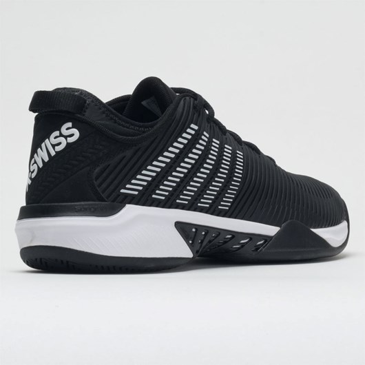 Orthofeet K-Swiss Hypercourt Supreme Men's Tennis Shoes Black / White | UH6843971