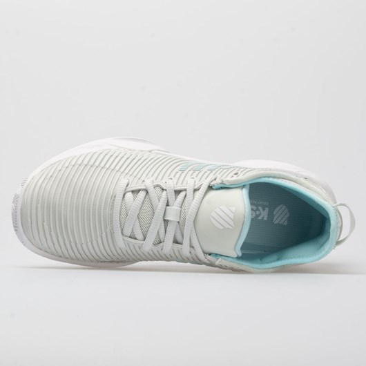 Orthofeet K-Swiss Hypercourt Supreme Women's Tennis Shoes Barely Blue / White / Blue Glow | CQ2309748