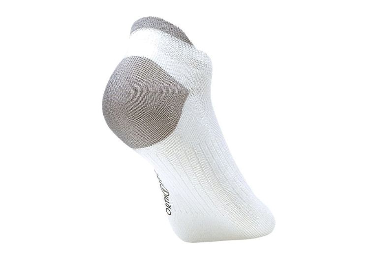 Orthofeet Low Cut Bamboo Diabetic  Unisex Socks White | LK7608329