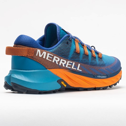 Orthofeet Merrell Agility Peak 4 Men's Trail Running Shoes Tahoe | OJ3089574