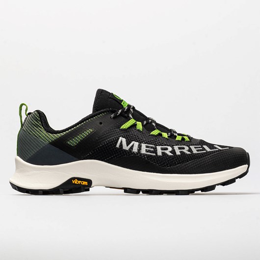 Orthofeet Merrell MTL Long Sky Men\'s Trail Running Shoes Black / Lime | LB5927038