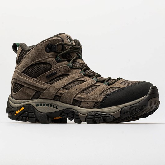 Orthofeet Merrell Moab 2 Mid Waterproof Men's Hiking Shoes Boulder | GV3124698