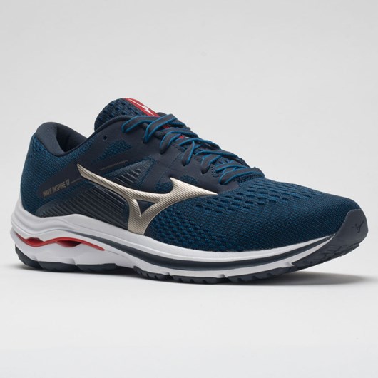 Orthofeet Mizuno Wave Inspire 17 Men's Running Shoes India / Ink | DC4367015