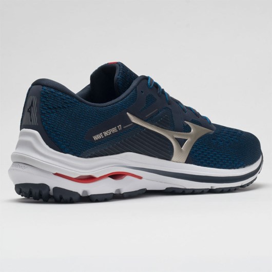 Orthofeet Mizuno Wave Inspire 17 Men's Running Shoes India / Ink | DC4367015