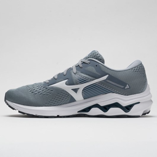 Orthofeet Mizuno Wave Inspire 17 Men's Running Shoes Sleet / White | RN6871054