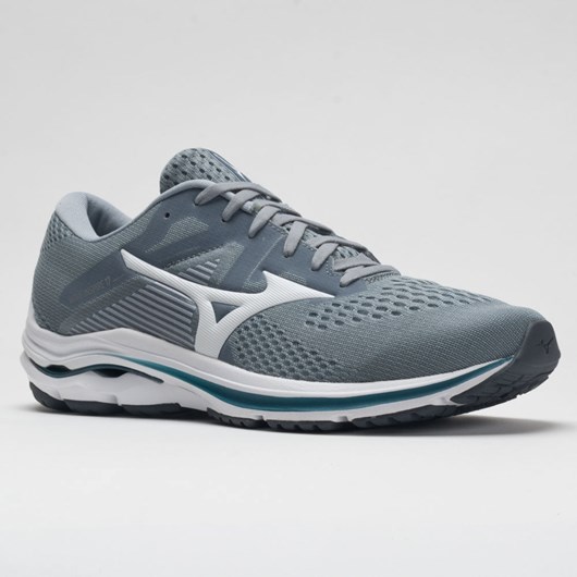 Orthofeet Mizuno Wave Inspire 17 Men's Running Shoes Sleet / White | RN6871054